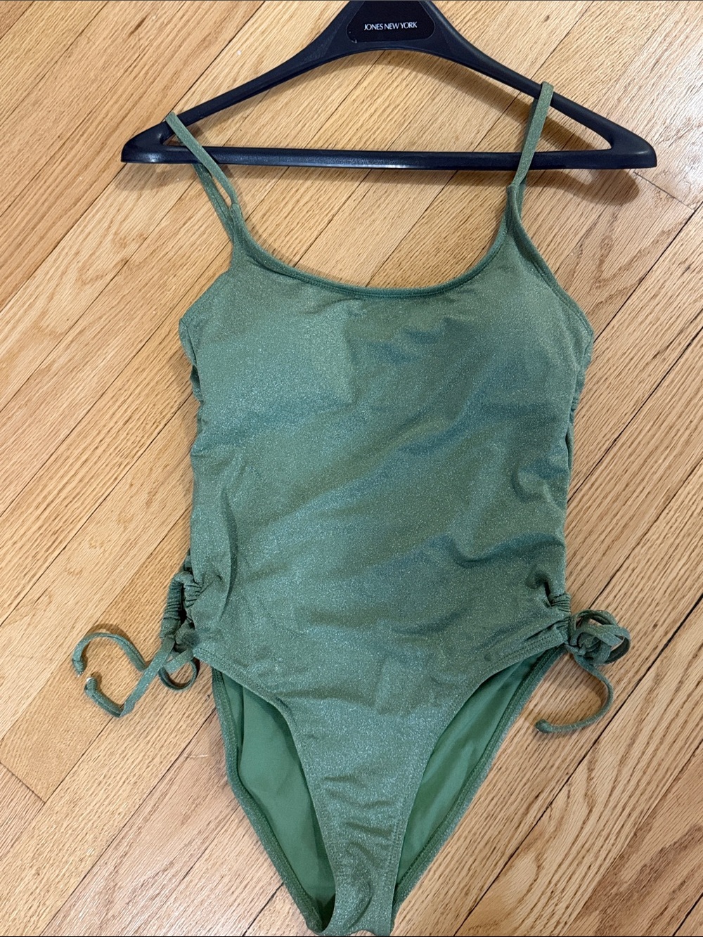 Olive Green One-Piece Swimsuit